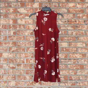 Pink Rose Sleeveless Dress NWT